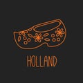 Holland Netherlands shoe icon